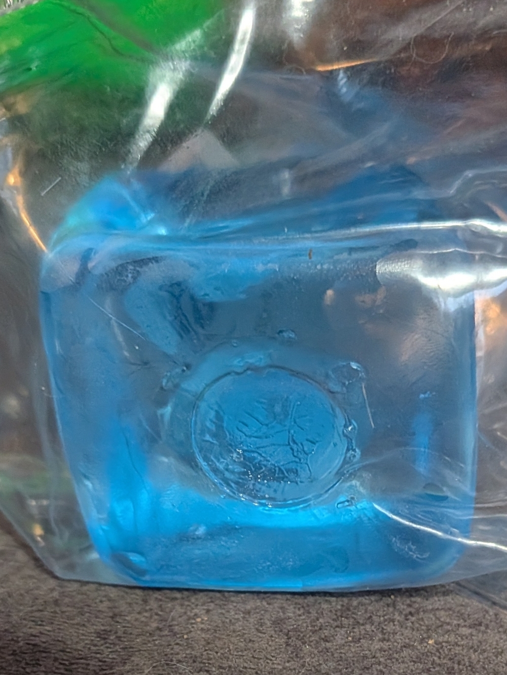 Blue Squishy Cube